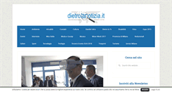 Desktop Screenshot of dietrolanotizia.eu