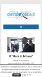 Mobile Screenshot of dietrolanotizia.eu